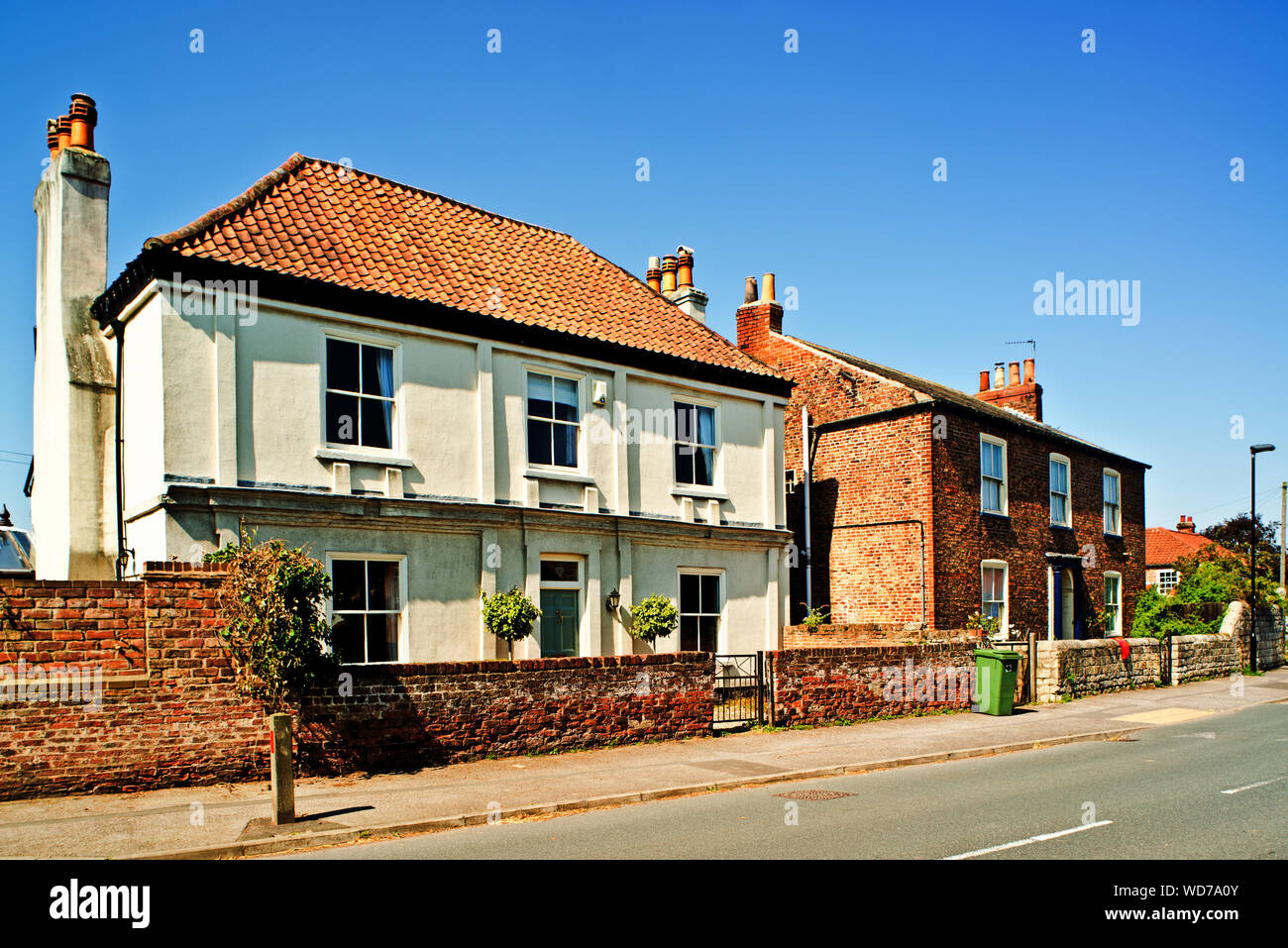 Period Houses, Copmanthorpe, North Yorkshire, England Stock Photo Alamy