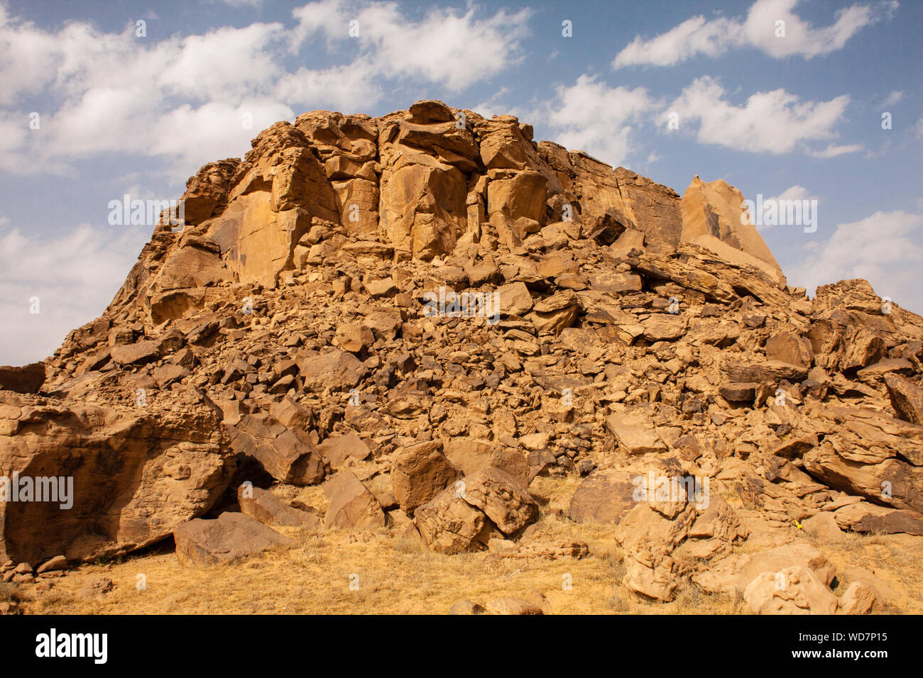 The Graffity Rock also known as Qaryat-al-Asba or Musayqirah ...
