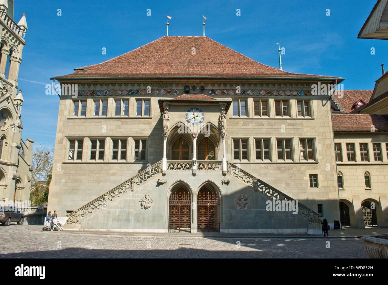 Bern Rathaus (Town Hall). Bern, Switzerland Stock Photo