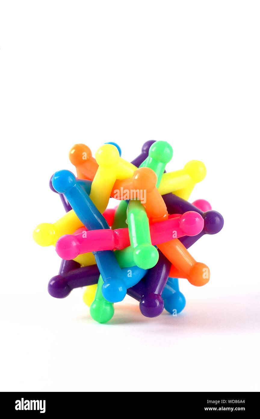 Colorful plastic rubber ball Stock Photo Alamy