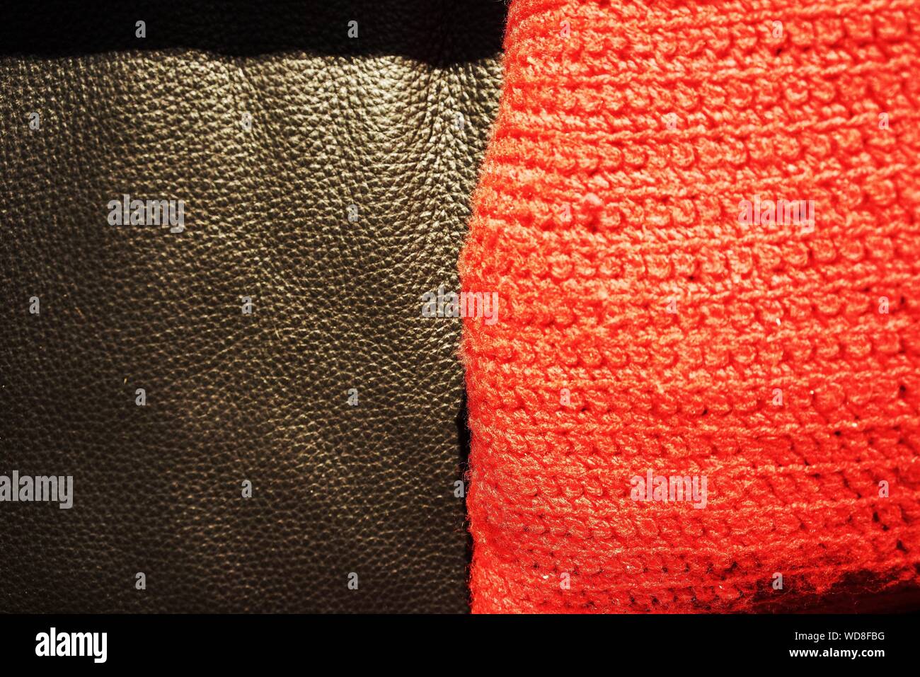 Black leather sofa throw hires stock photography and images Alamy