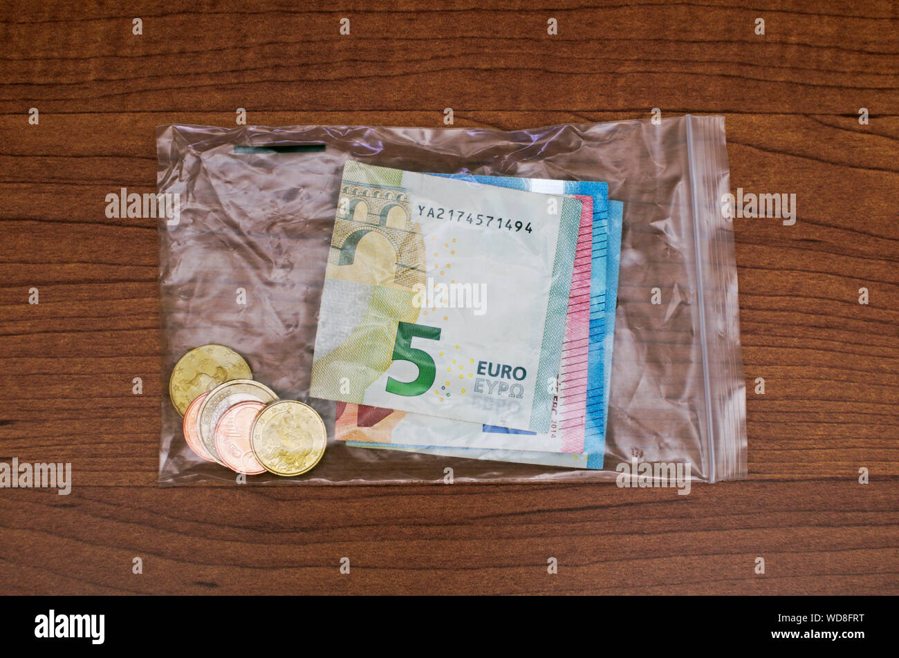 Plastic money bags for notes sale