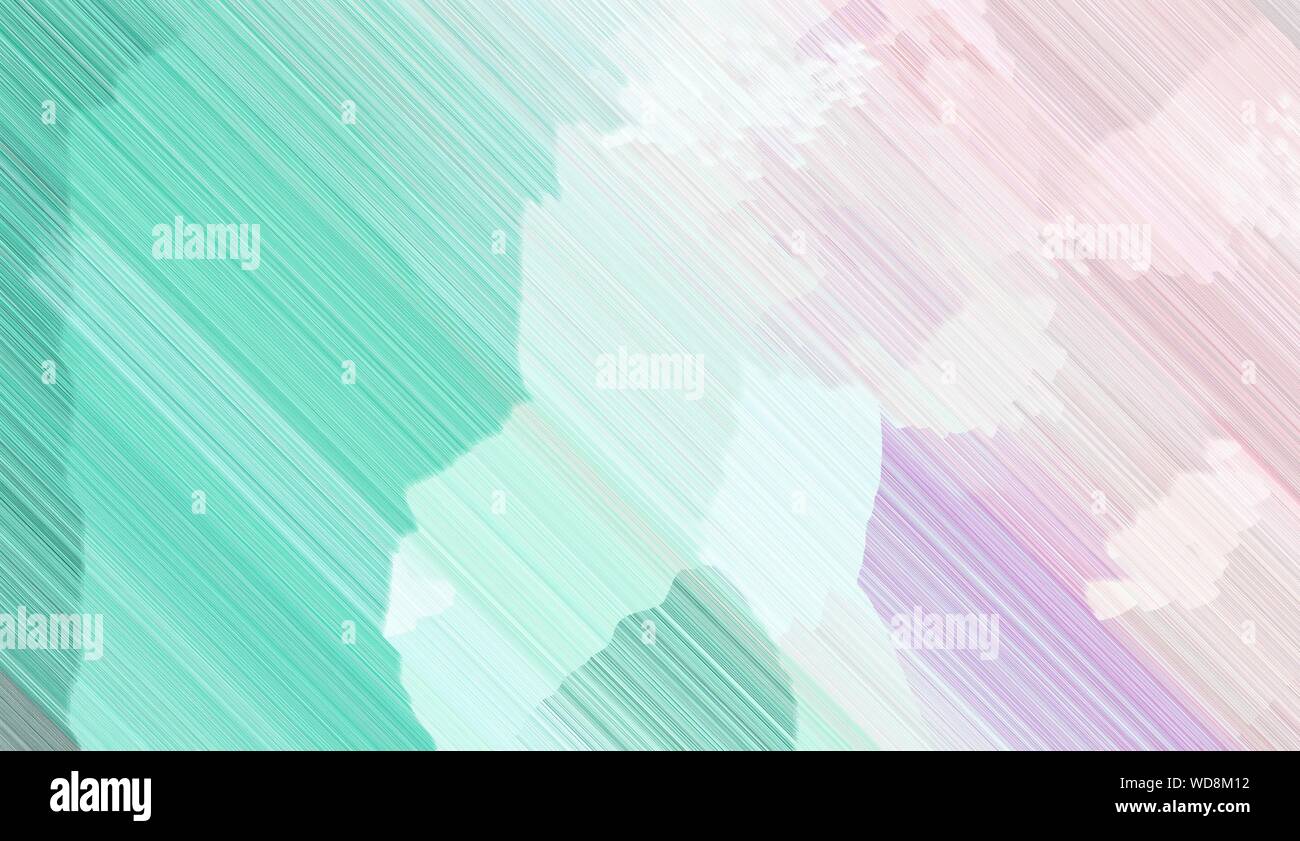 abstract diagonal background with lavender, medium aqua marine and aqua ...