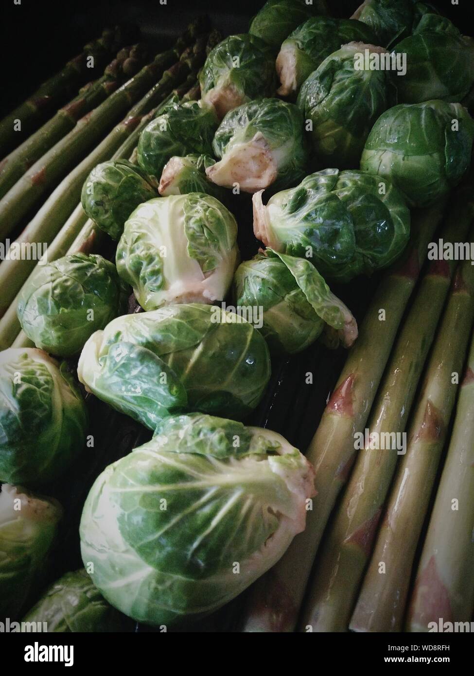 Close-up Of Brussels Sprout Stock Photo