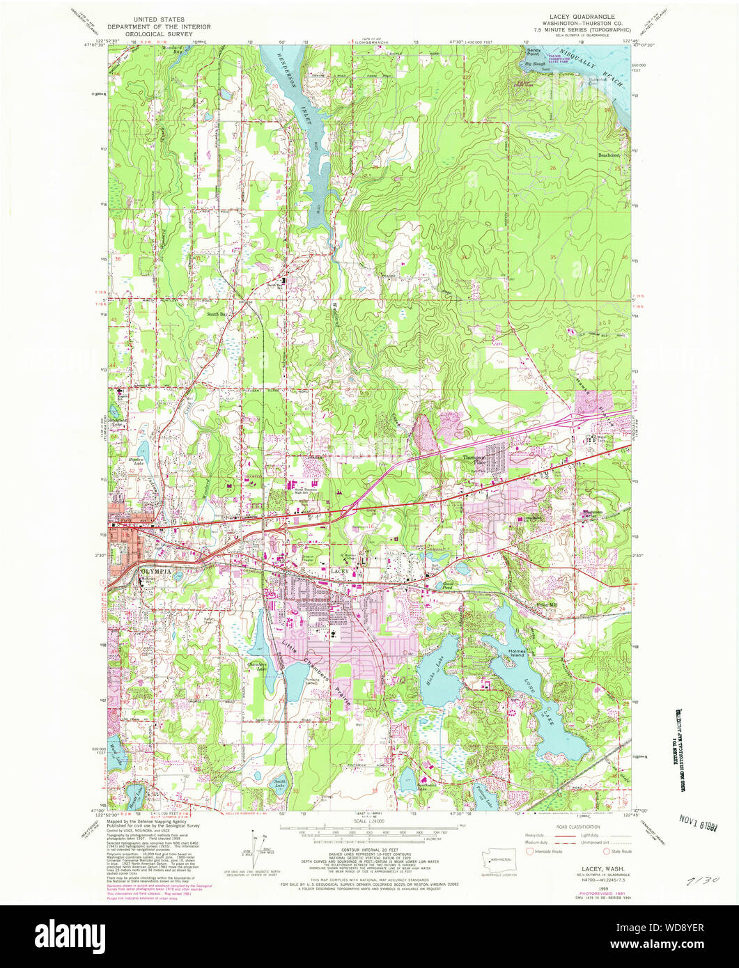Lacey washington state map Cut Out Stock Images & Pictures Alamy