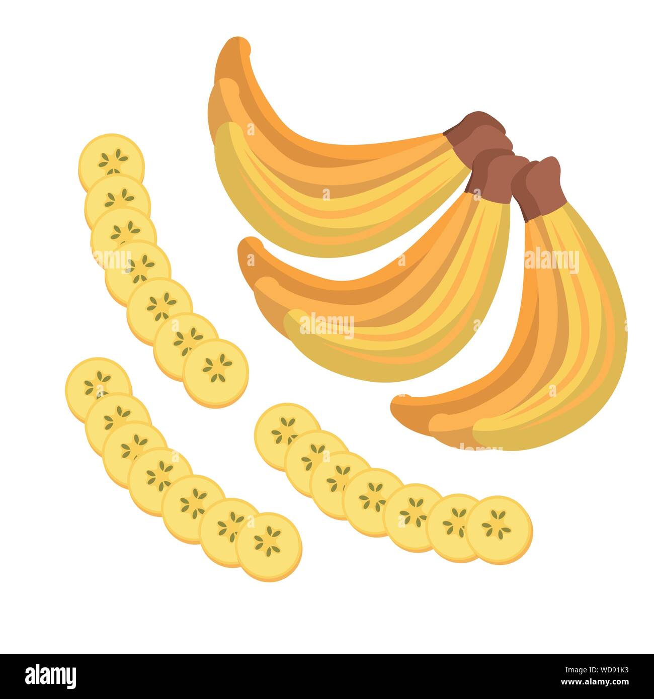 Isolated banana fruit vector design Stock Vector Image & Art - Alamy