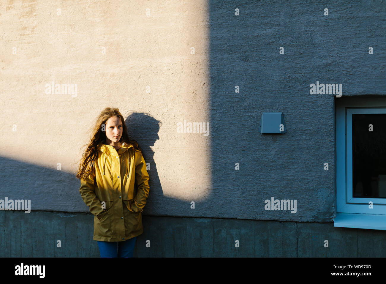 Yellow Raincoat Dark High Resolution Stock Photography and Images - Alamy