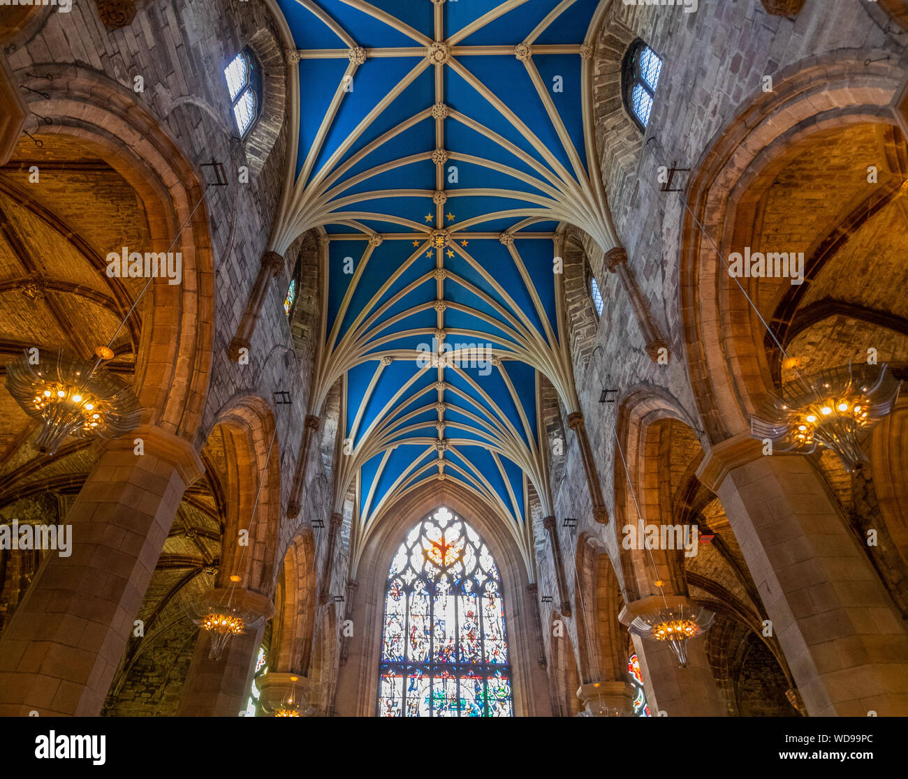 St Giles' Cathedral Edinburgh Stock Photo