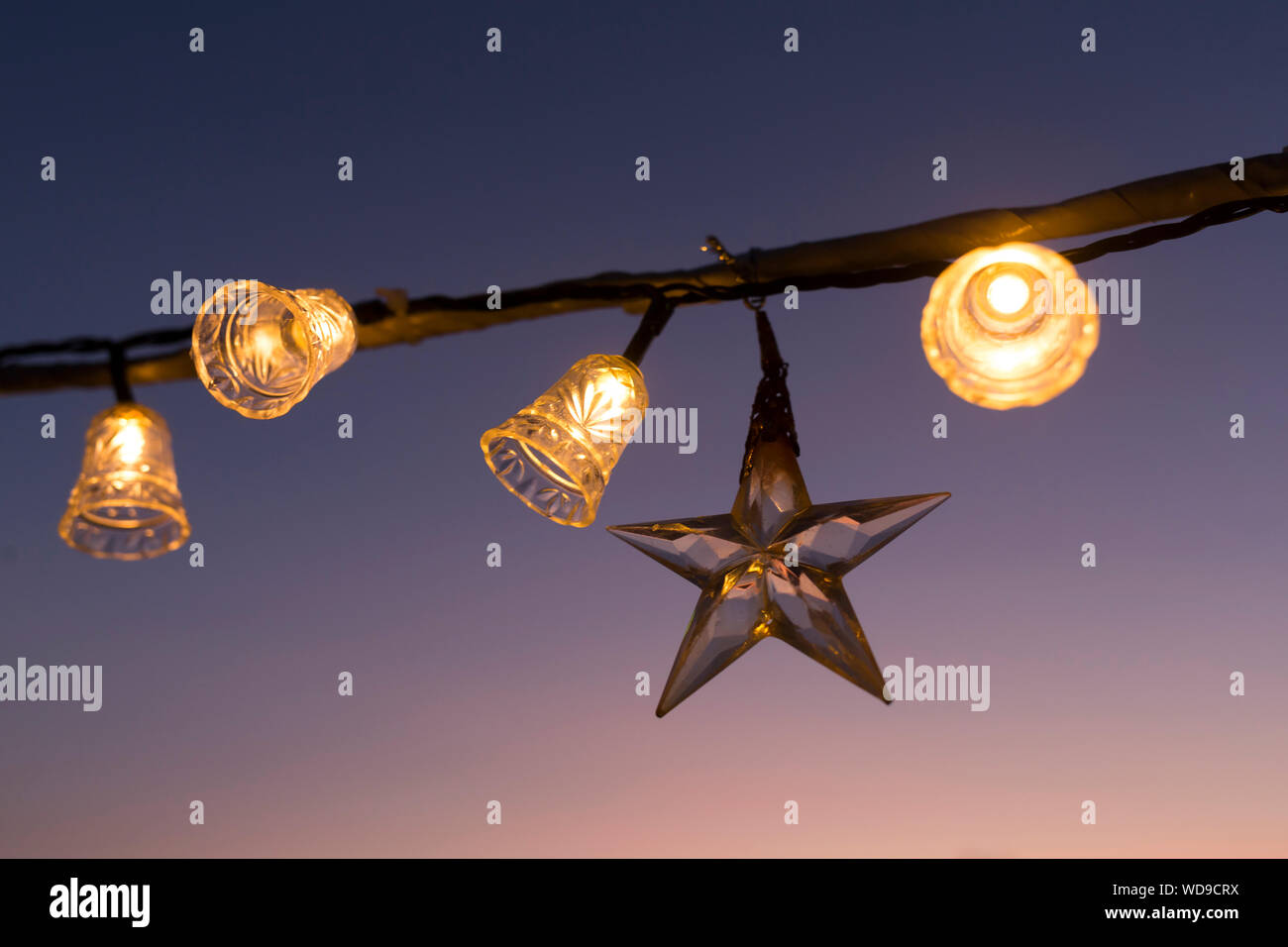 Christmas Star decoration Stock Photo