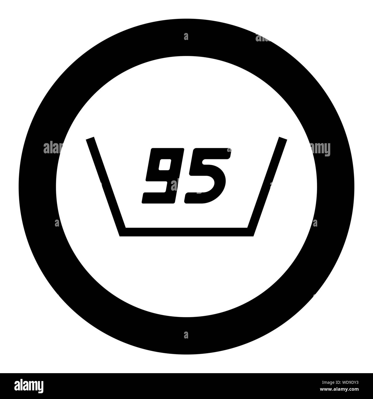 Wash in very hot water boiling temperature Clothes care symbols Washing