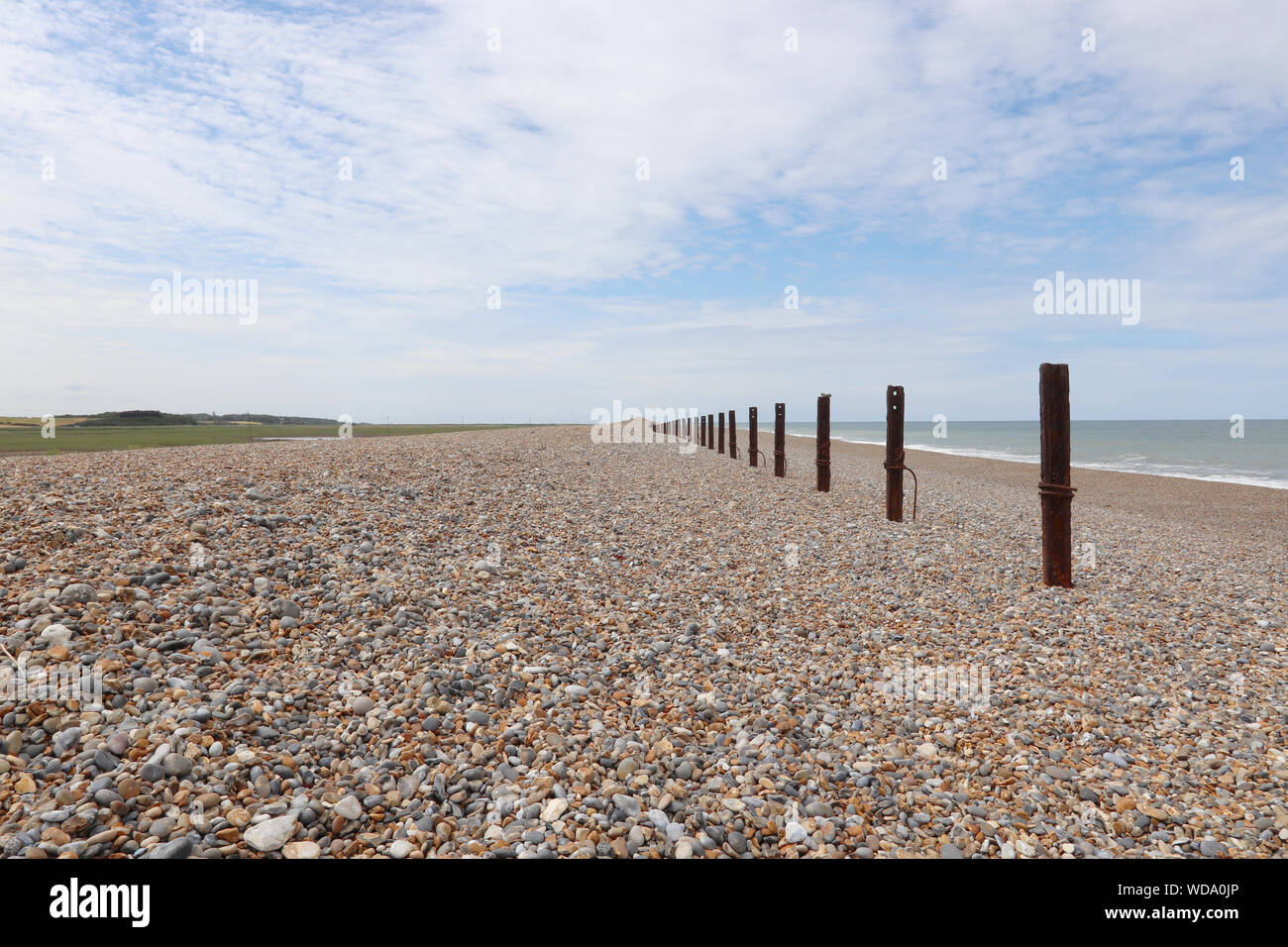 Salthouse Beach shoreline, North Norfolk coast, England Stock Photo Alamy