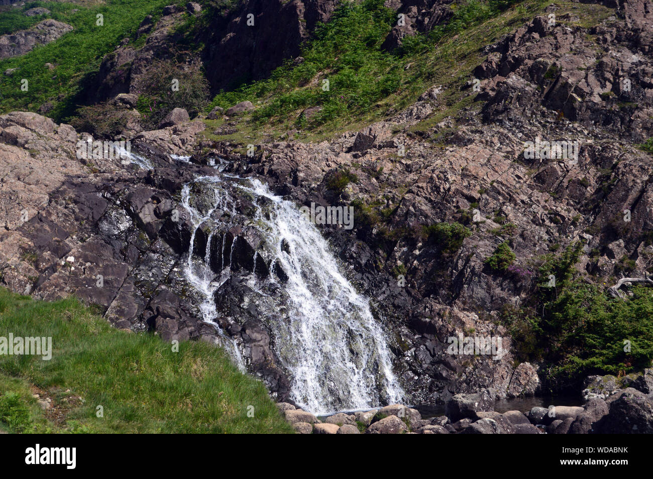 Sourmilk Gill from the Path to the Wainwrights Tarn Crag & Blea Rigg in