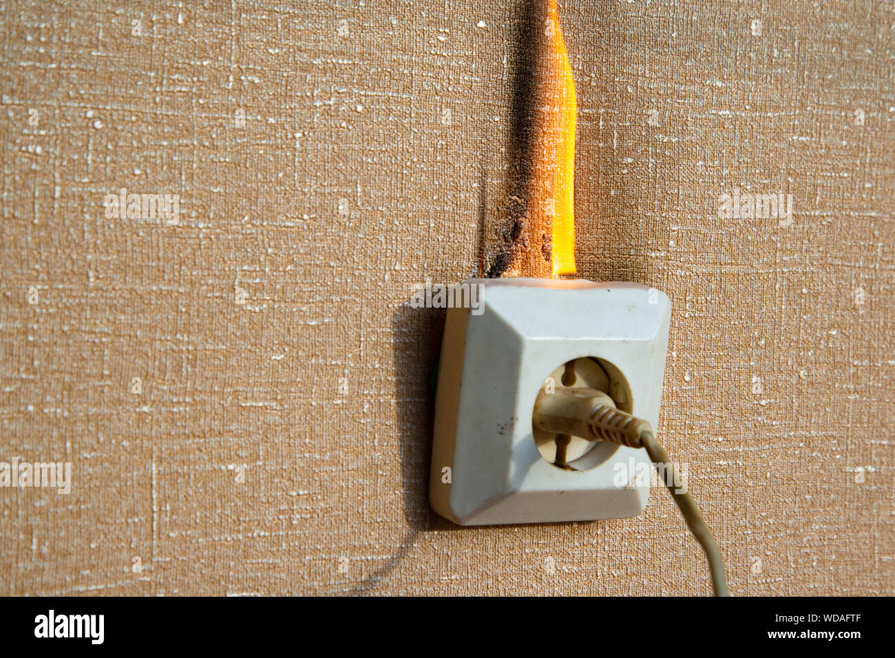 Electrical Plug, Damage High Resolution Stock Photography and Images