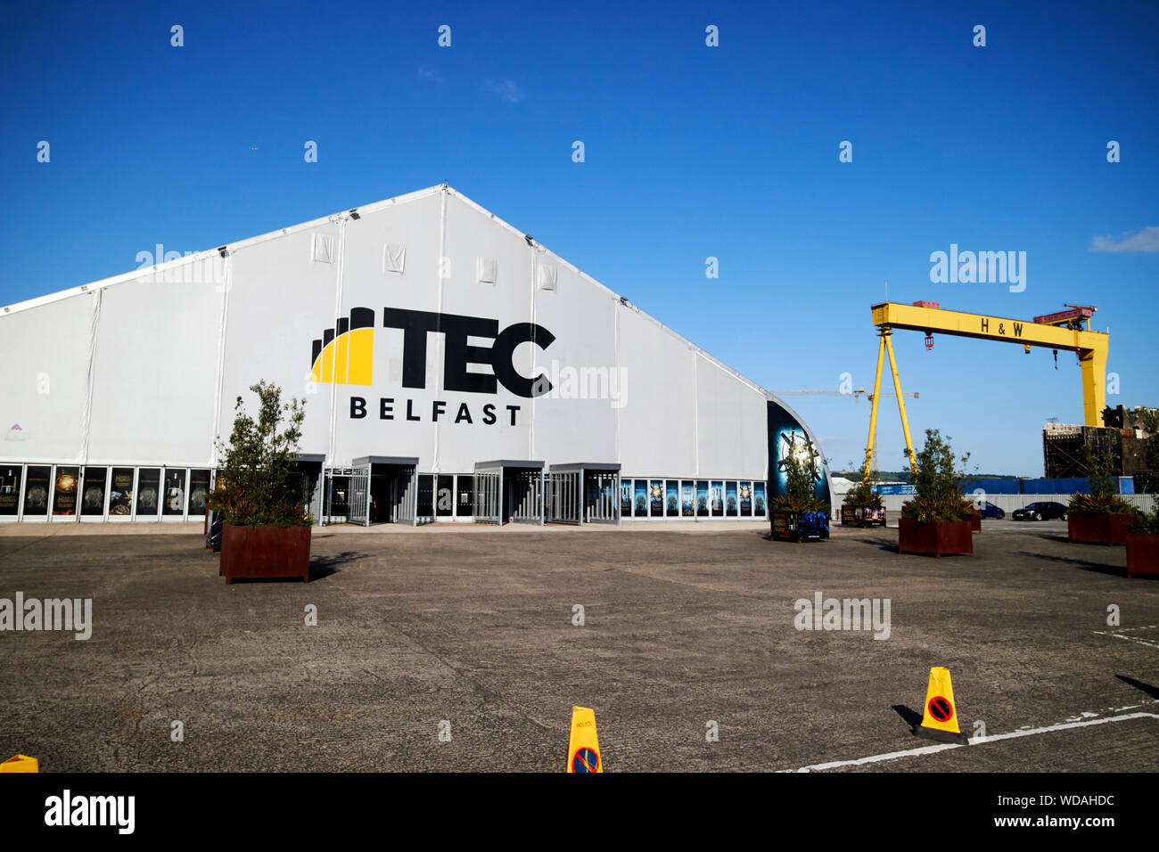 TEC Belfast titanic exhibition centre Belfast Northern Ireland UK Stock Photo