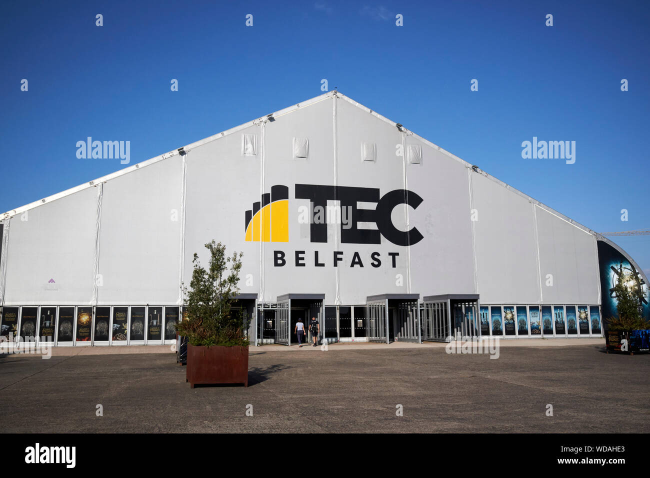 TEC Belfast titanic exhibition centre Belfast Northern Ireland UK Stock Photo