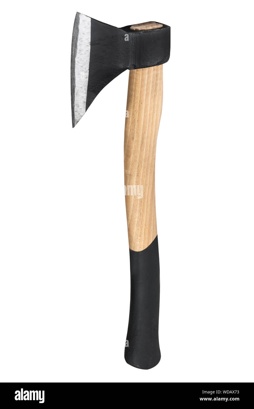 Axe isolated on white background. Studio image, close up Stock Photo ...