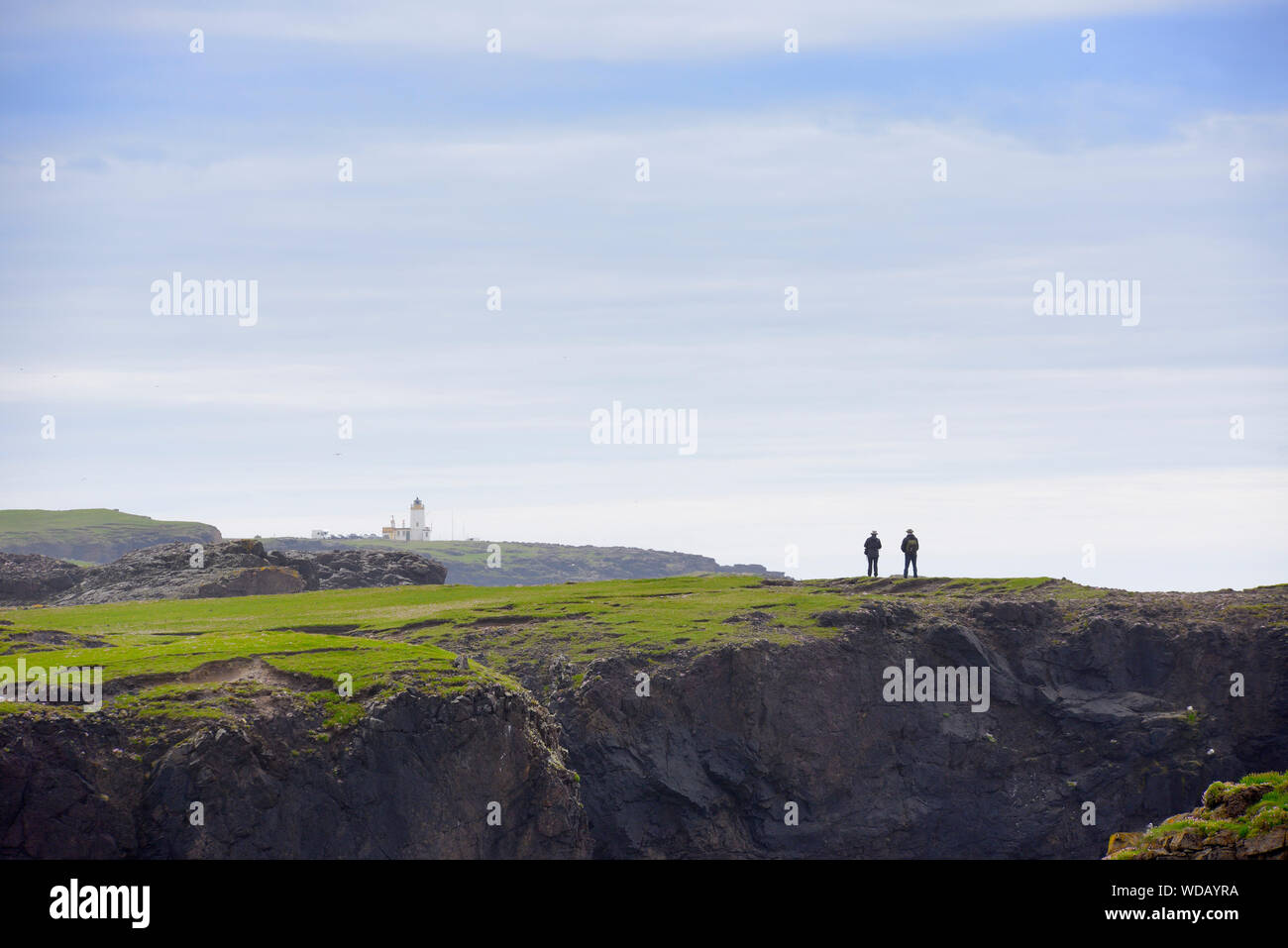 Eshaness on Shetland Islands, United Kingdom Stock Photo