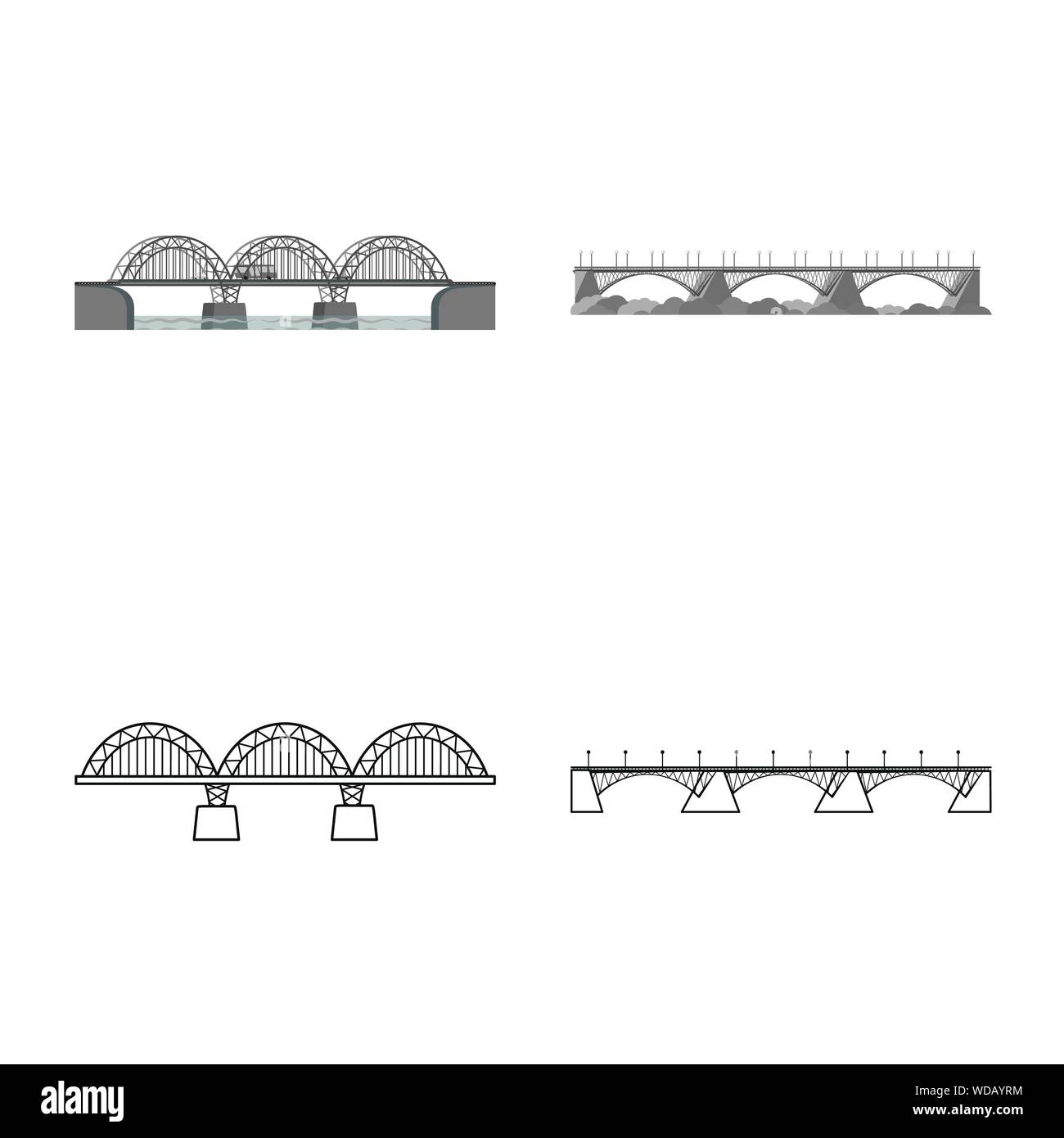 Vector illustration of connection and design icon. Set of connection ...