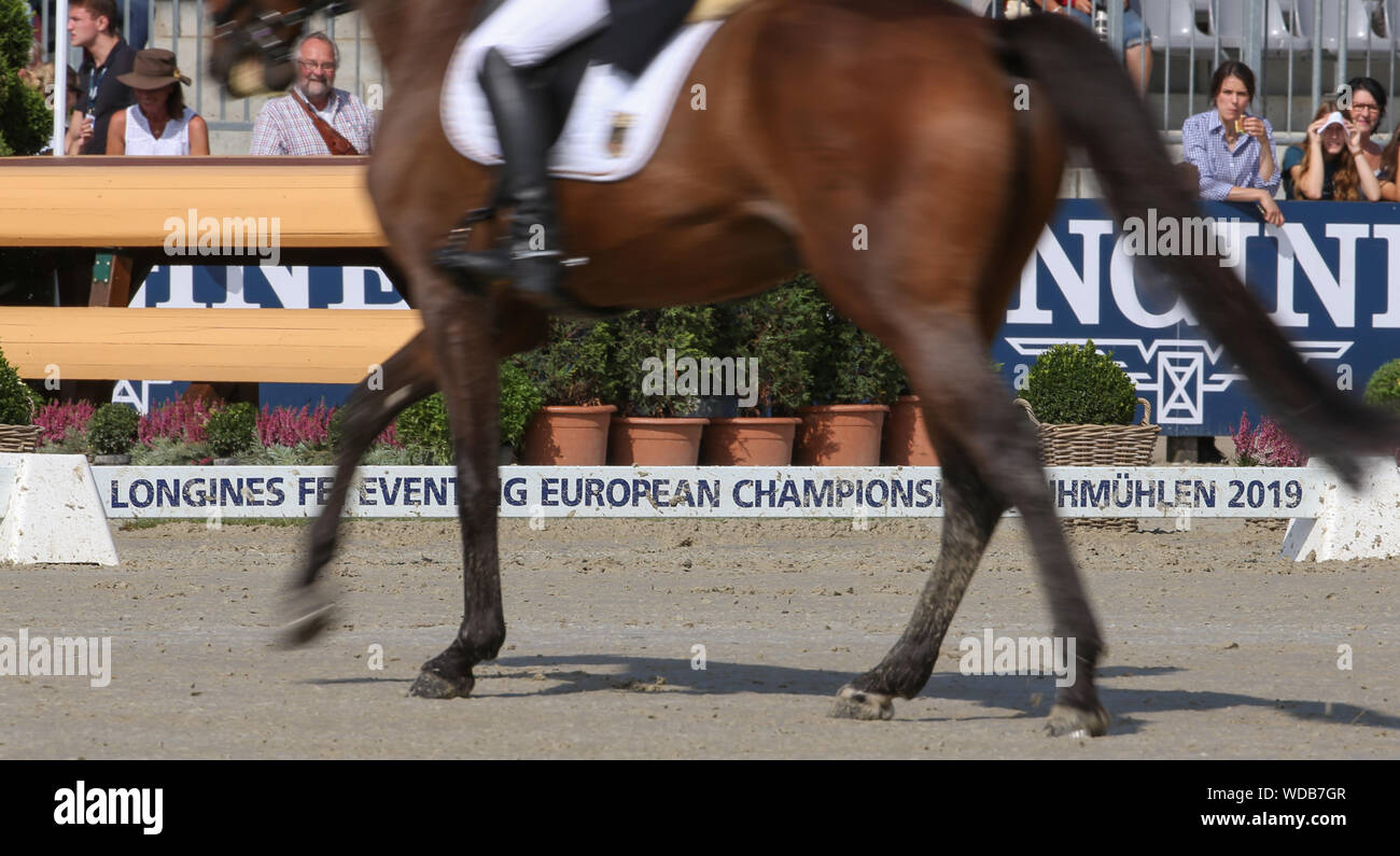 Euro Equestrian Rider Luhmuhlen, Germany. 29th Aug, 2019. Equestrian sport, eventing ...