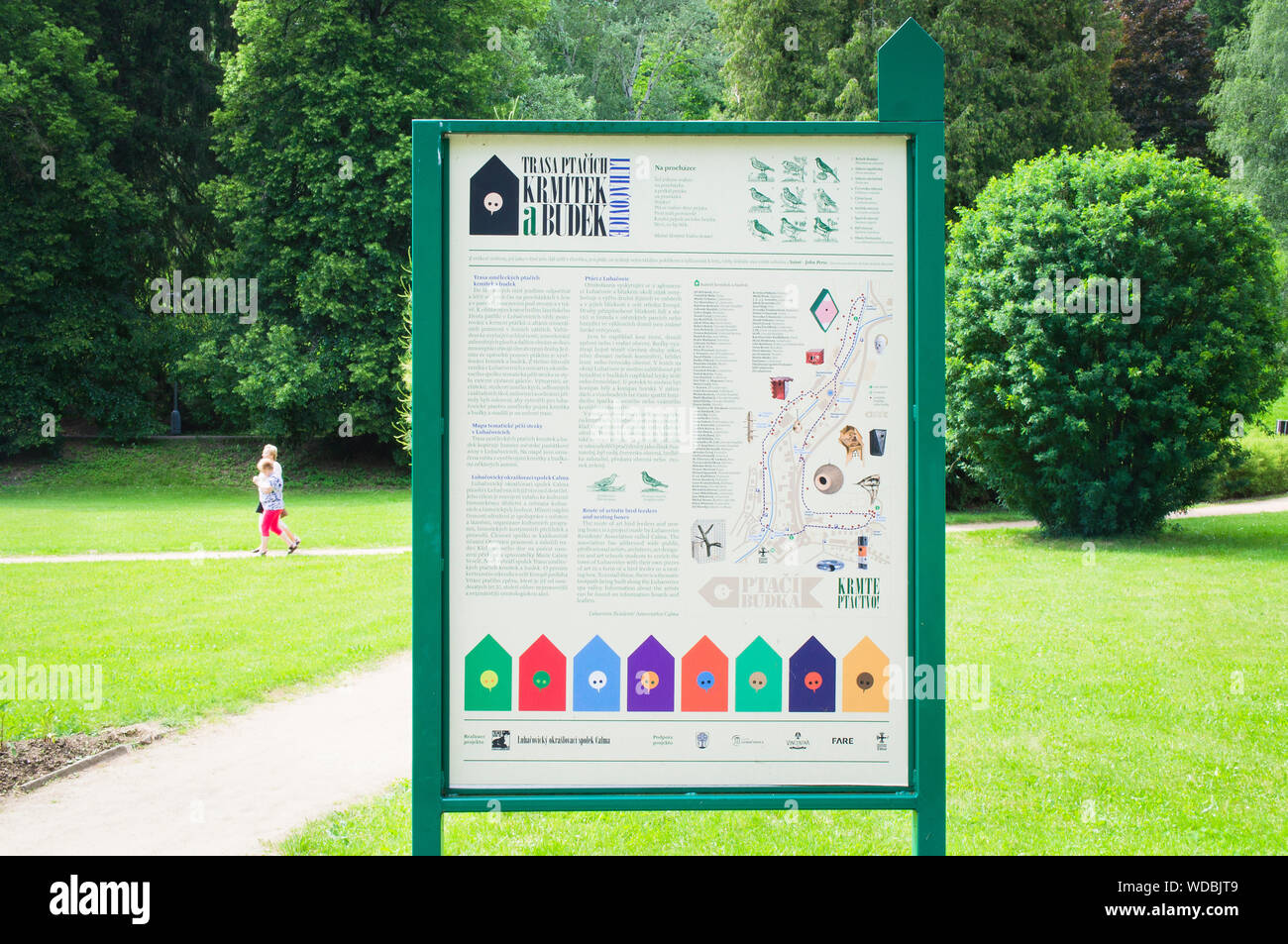 Route Of Artistic Bird Feeders And Nesting Boxes Luhacovice Zlin