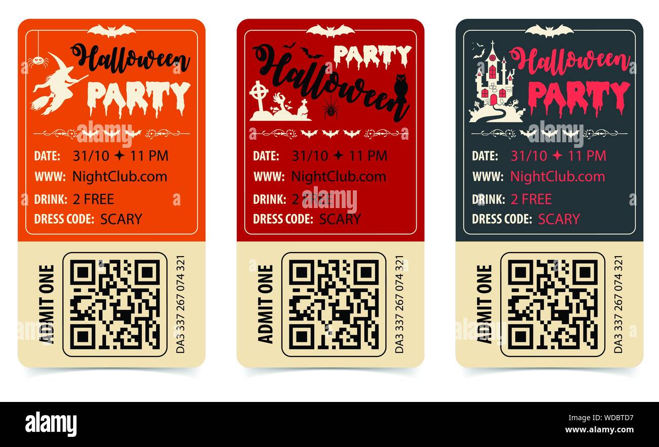 Happy Halloween Party Poster Stock Vector