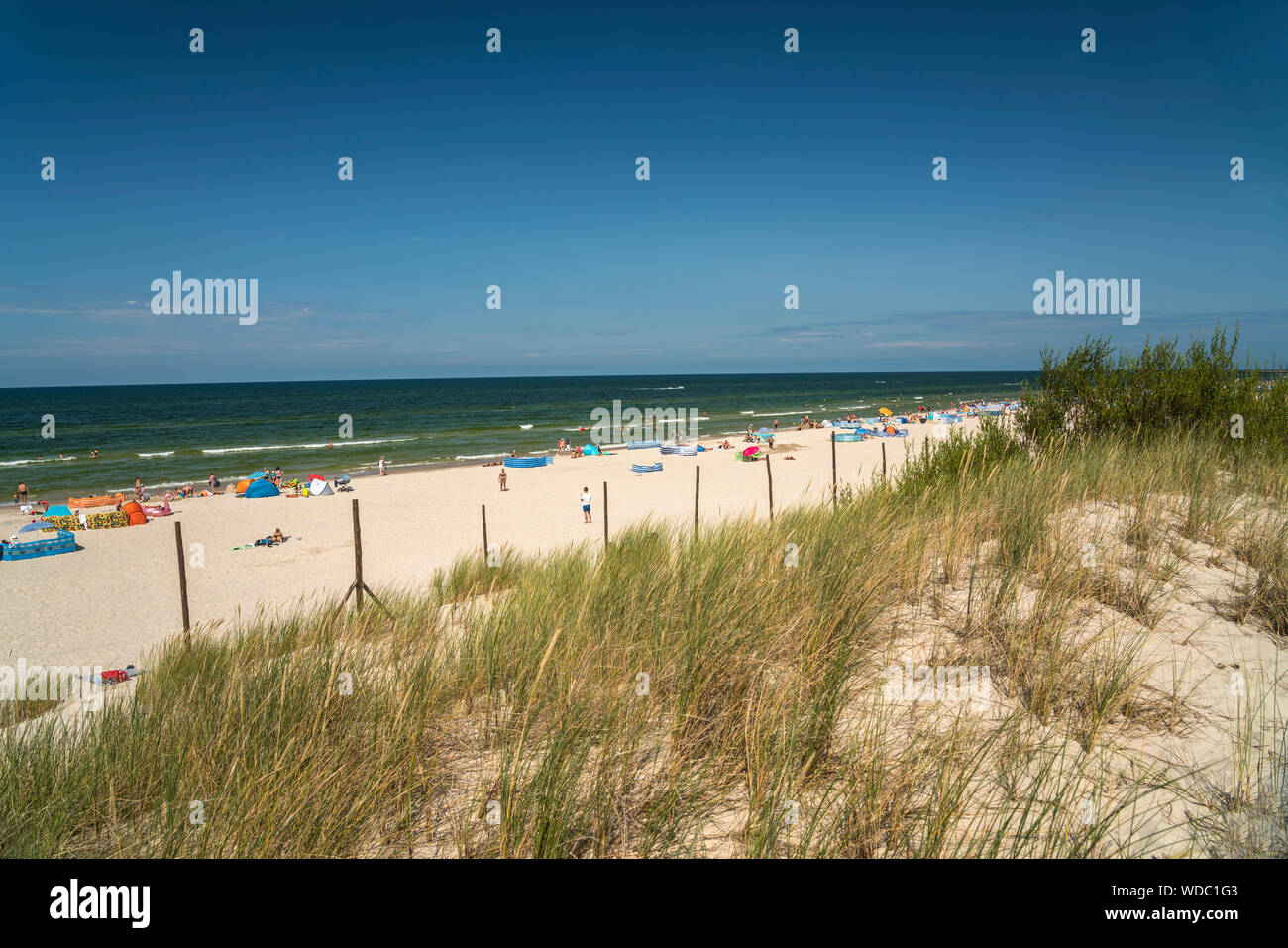Strand Im Ostsee Badeort Leba Pommern Polen Europa The Beach At The Baltic Seaside Resort City Leba Pomerania Poland Europe Stock Photo Alamy