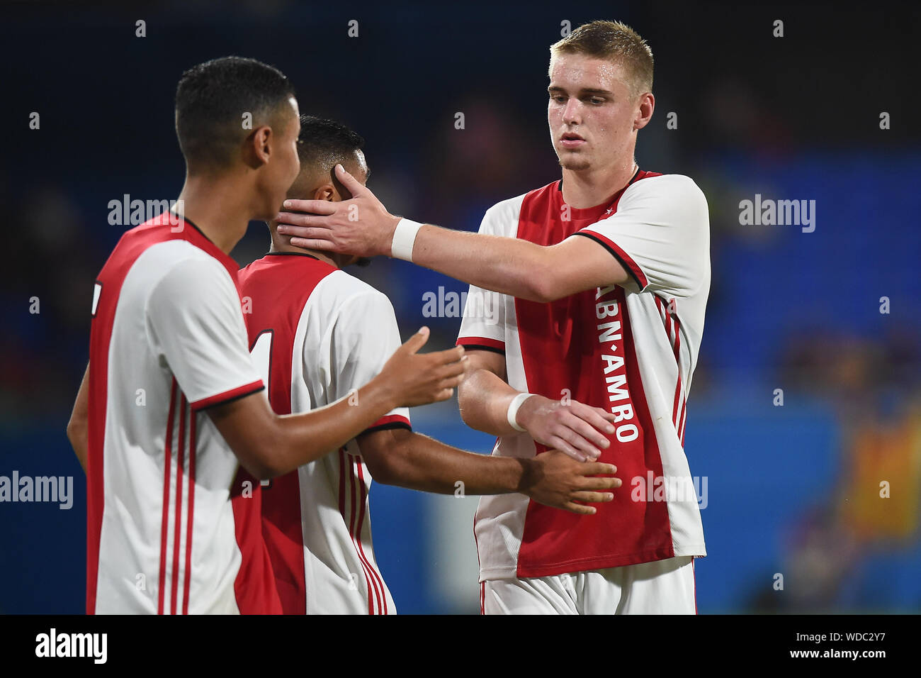 BARCELONA, 27-08-2019. Johan Cruyff stadium opening. Devyne Rensch of Ajax  U19 Stock Photo - Alamy