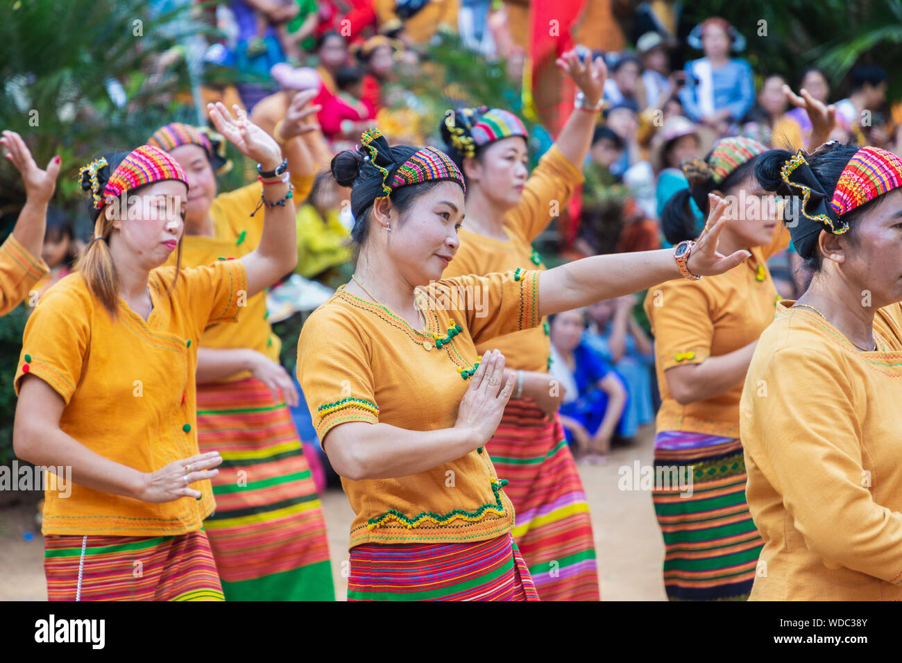 Group of Shan or Tai Yai (ethnic group living in parts of Myanmar and ...