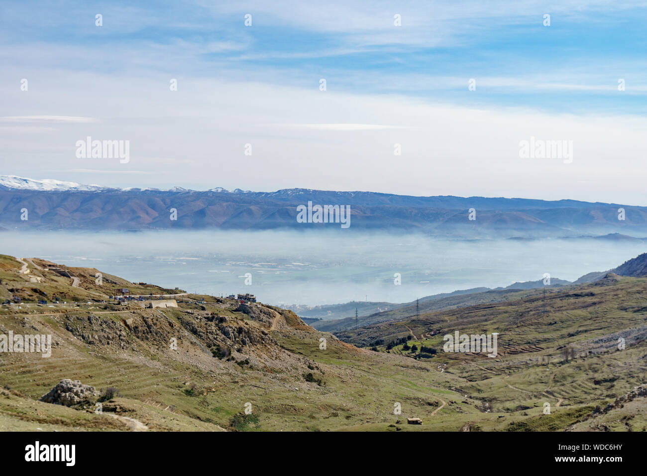 Bekaa valley baalbek lebanon Stock Photo Alamy