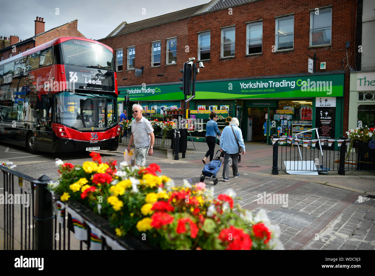Ripon Market Place North Yorkshire England UK Stock Photo Alamy