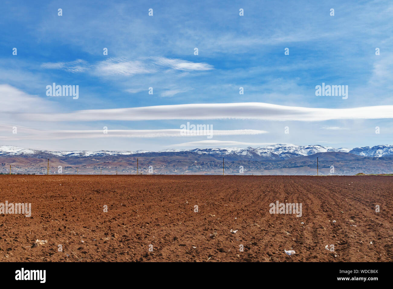 Bekaa valley baalbek lebanon Stock Photo Alamy