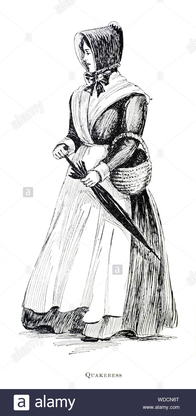 Quaker dress Cut Out Stock Images & Pictures - Alamy