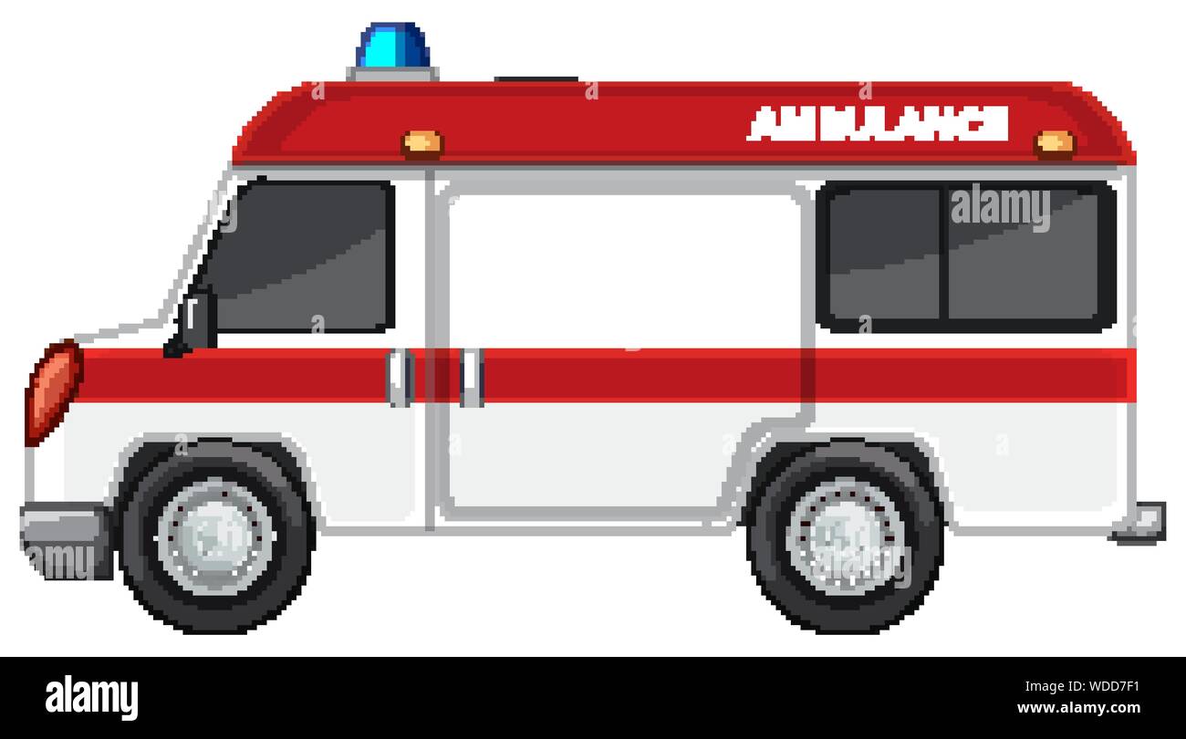 Ambulance emergency vehicle cartoon hi-res stock photography and images -  Page 10 - Alamy