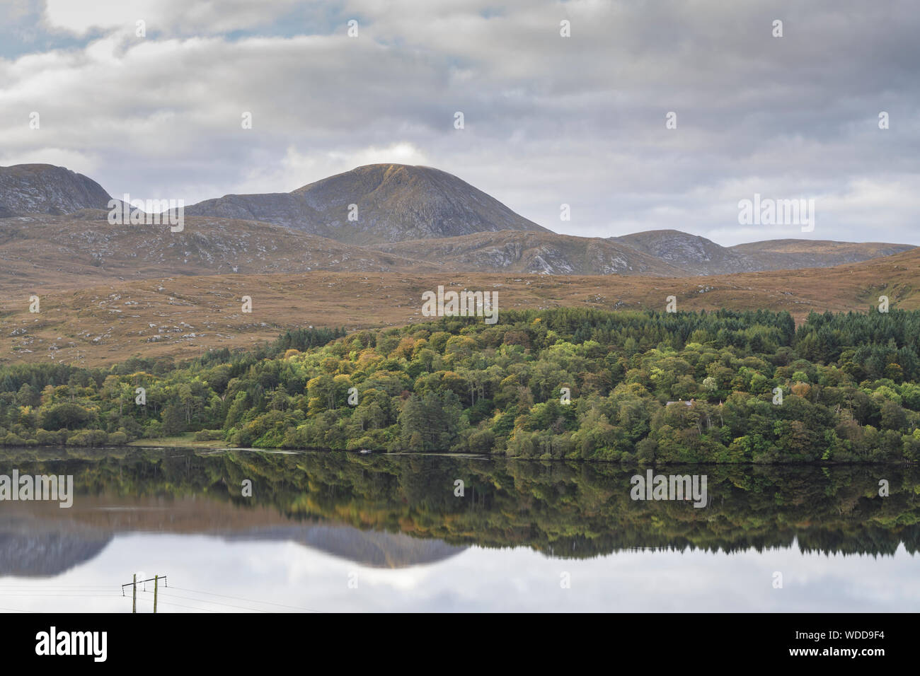 Dunlewy Lough in Donegal, Ireland. Stock Photo