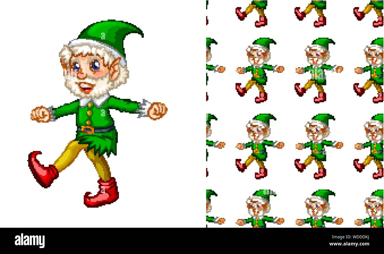 Seamless pattern for wallpaper, wrapping isolated on white illustration