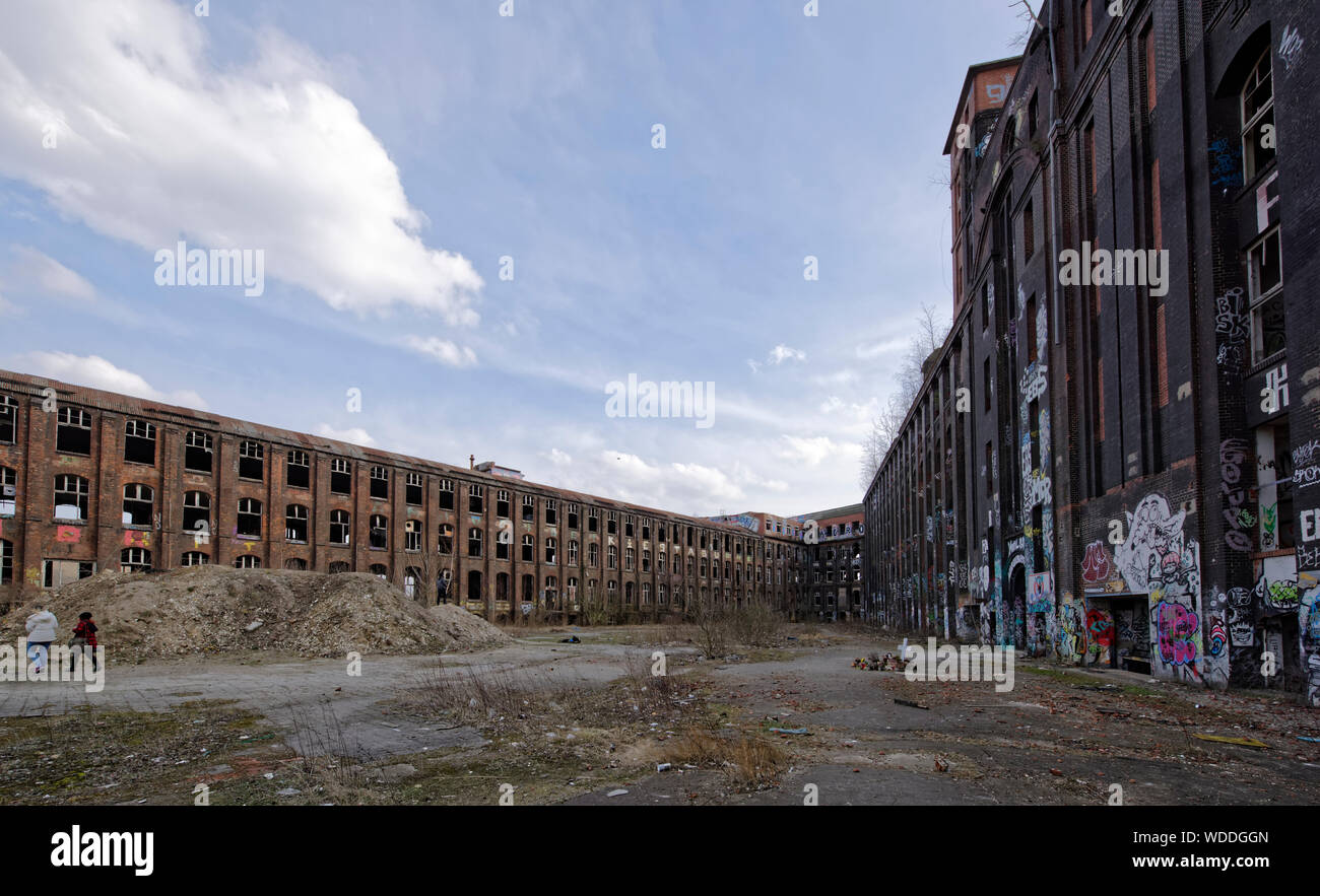 Continental Werk Limmer 2018.Lost Places Continental.Workplace.Germany. Stock Photo