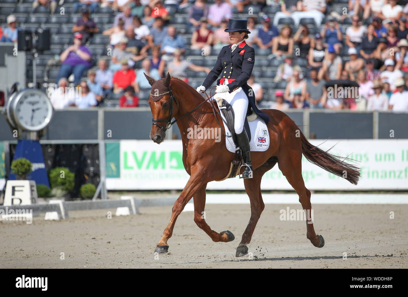 Euro Equestrian Rider Luhmuhlen, Germany. 29th Aug, 2019. Equestrian sport, eventing ...