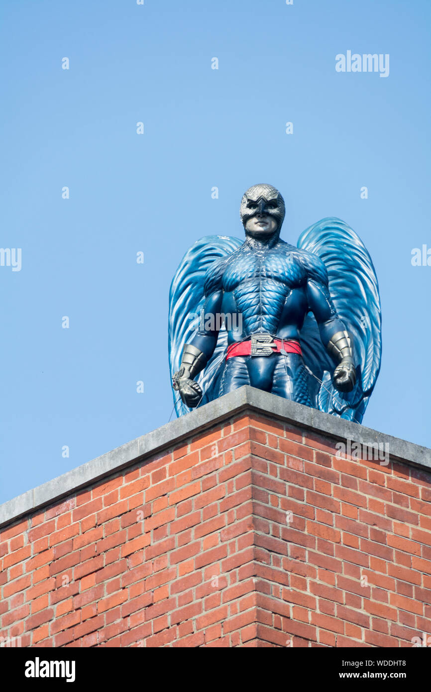 A Birdman Statue On Top Of Olympic Studios Cinema Church Road