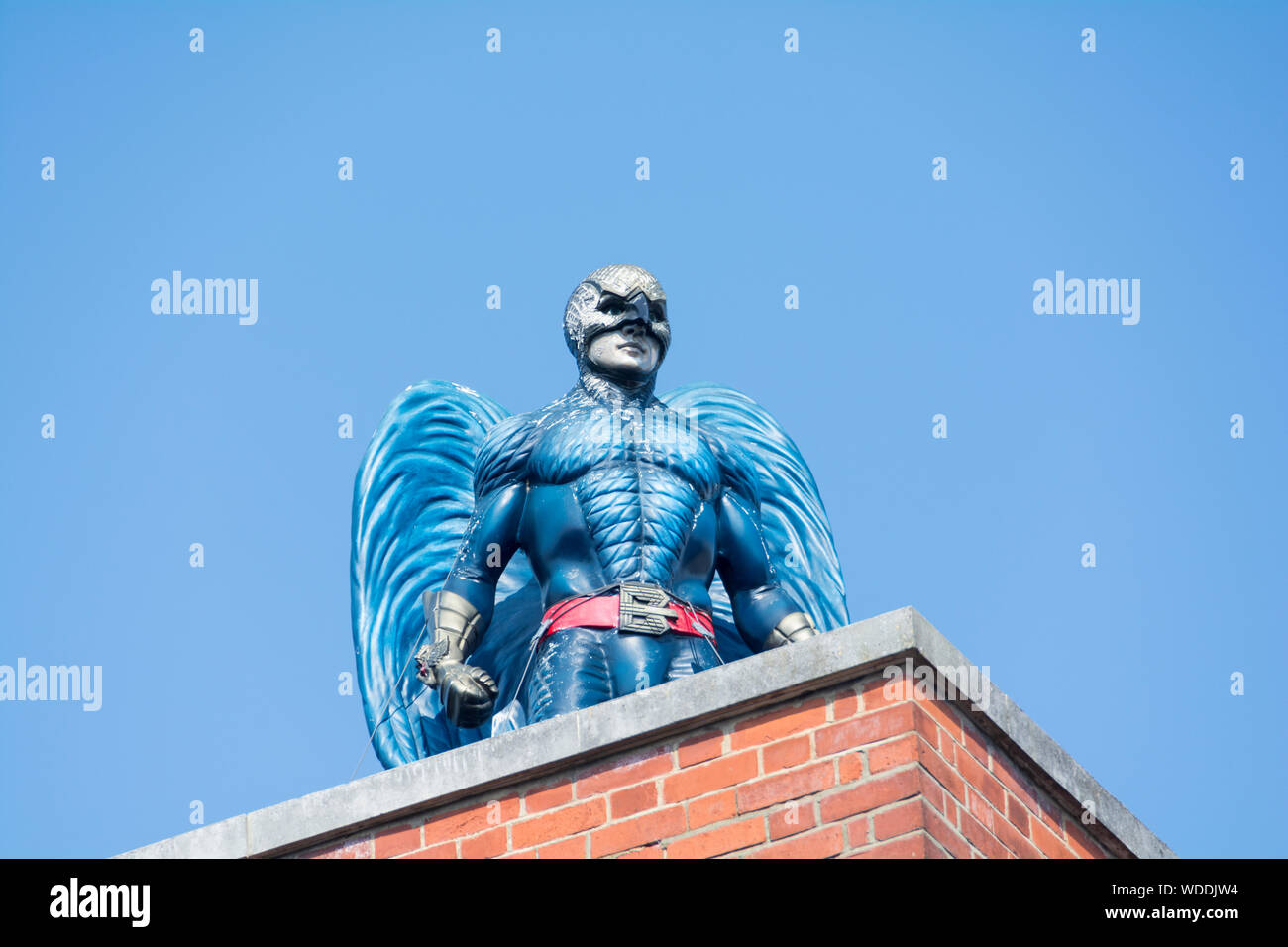 A Birdman Statue On Top Of Olympic Studios Cinema Church Road