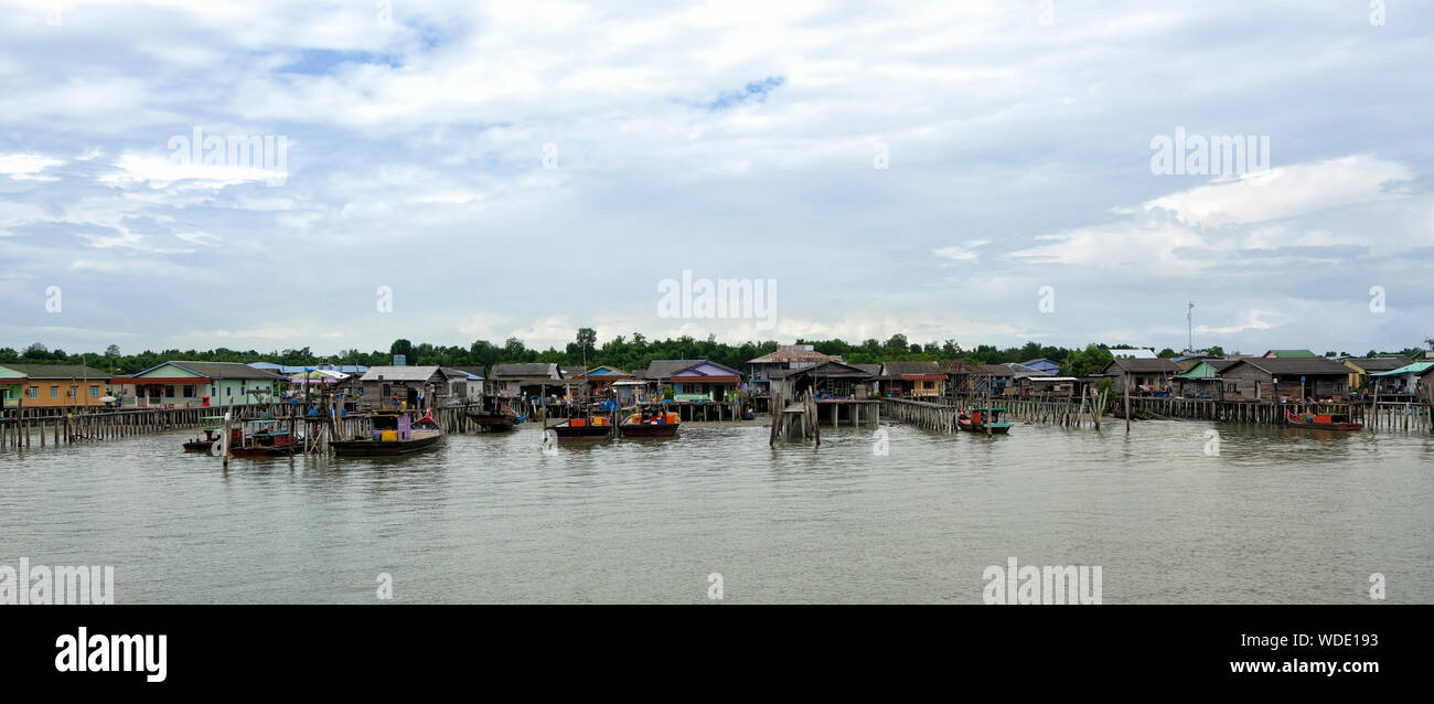 Pulau Ketam, Malaysia December 30, 2017: An authentic Chinese fishing ...