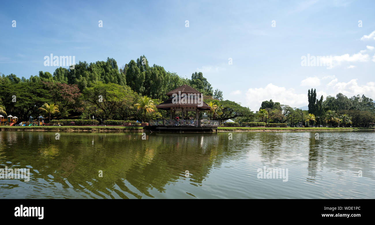 Taiping Lake Gardens, Malaysia - Taiping Lake Gardens is the first public garden established during the British rule in Malaysia. The garden is locate Stock Photo