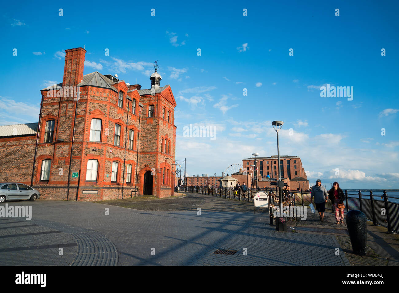 The Pilotage Building situated between the Royal Albert Dock and Museum of Liverpool on Liverpool waterfront Stock Photo