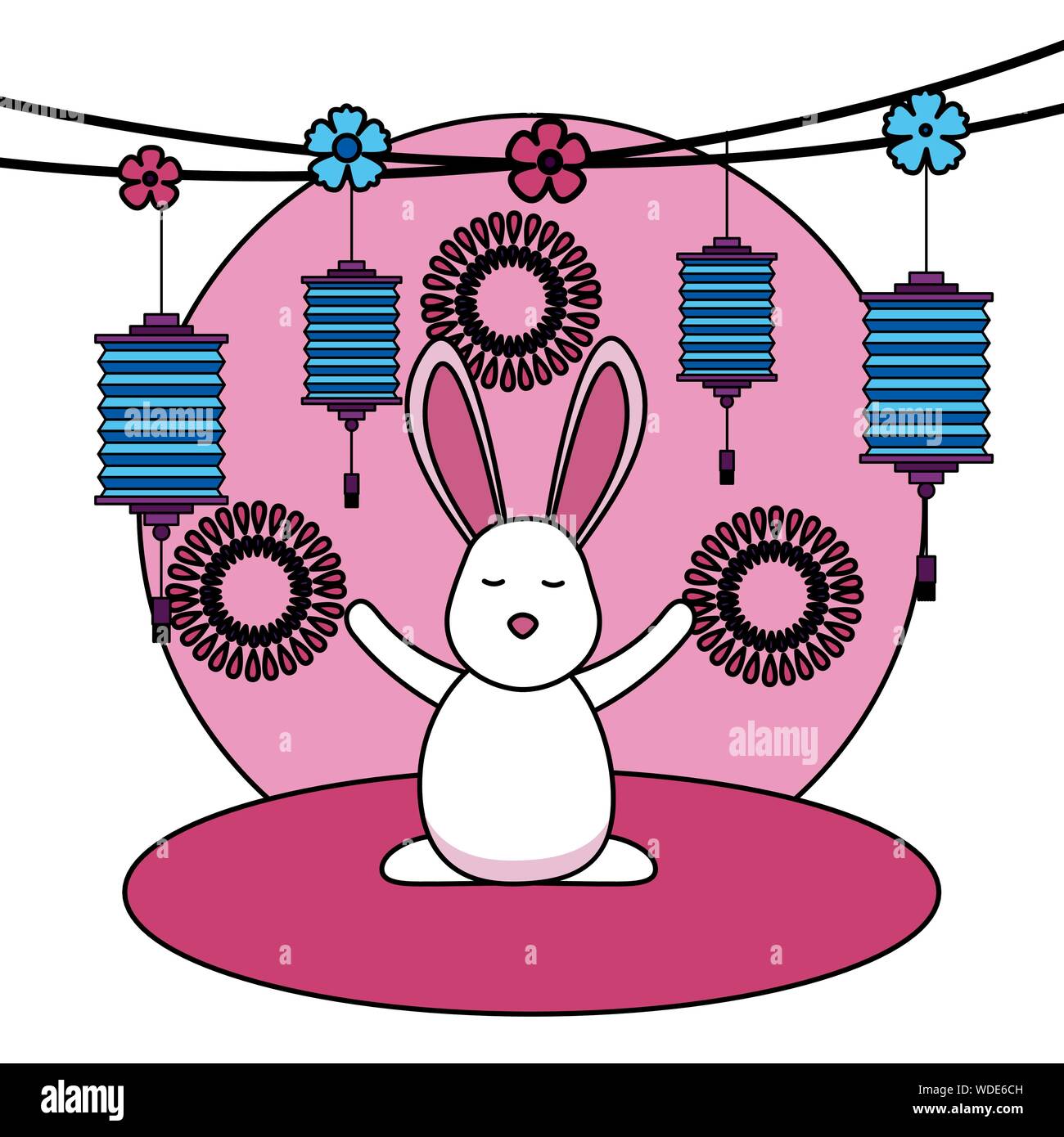 Mid autumn festival vector design Stock Vector Image & Art - Alamy