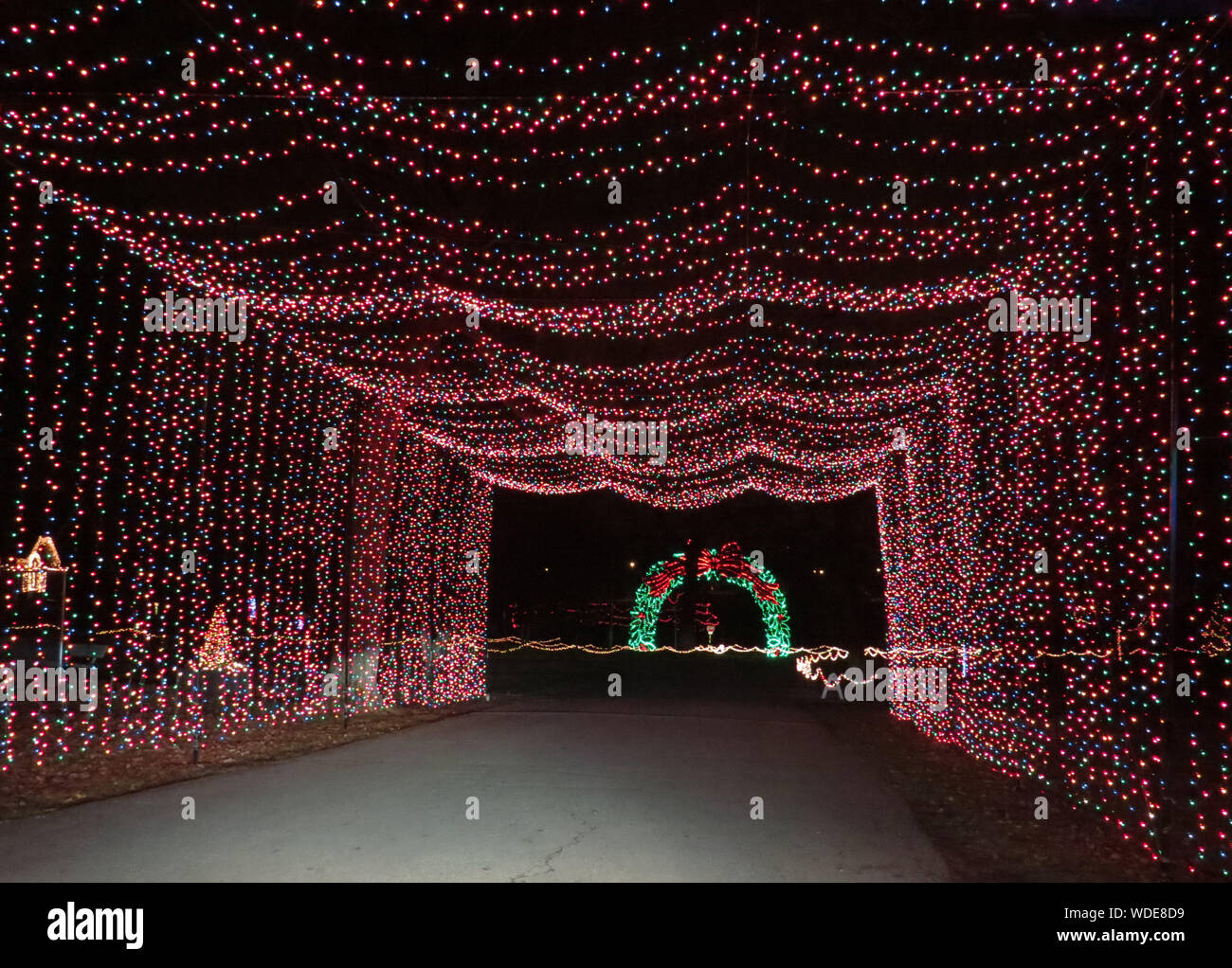 Christmas lights park hires stock photography and images Alamy