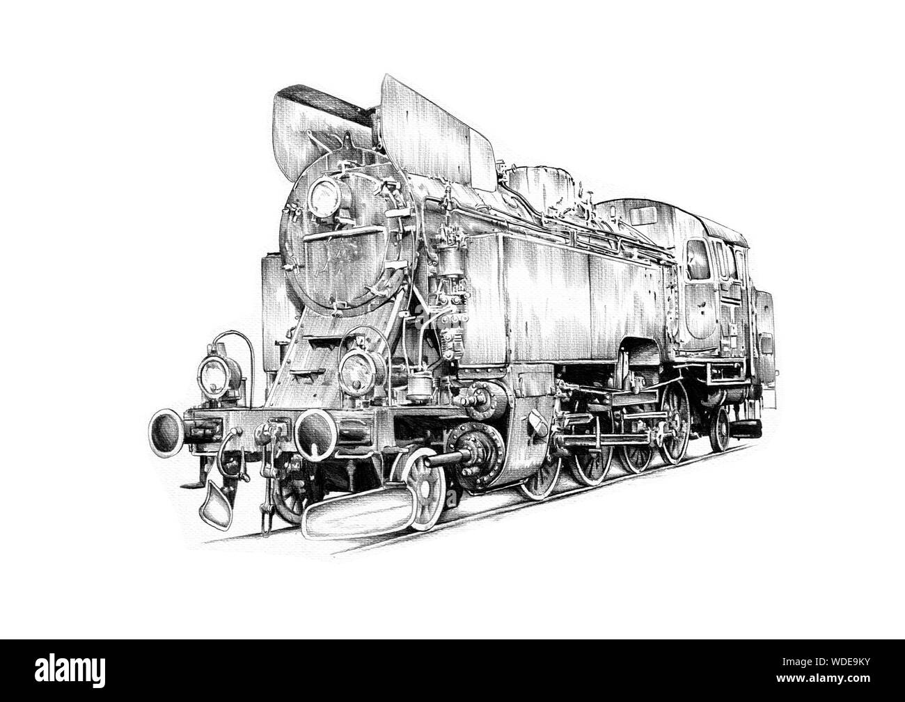 Drawing of steam engine фото 12