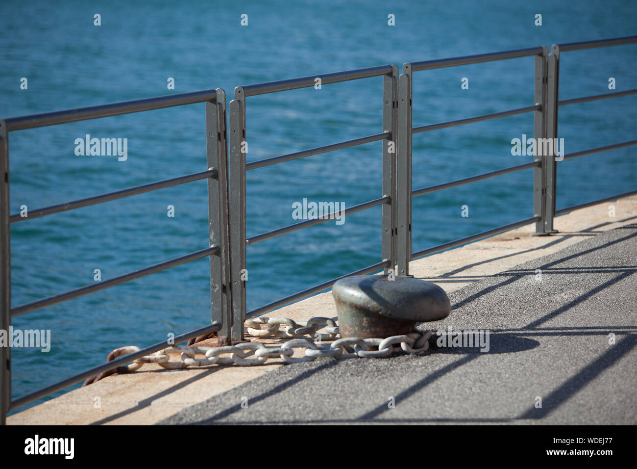 Blue steel railings hi-res stock photography and images - Alamy