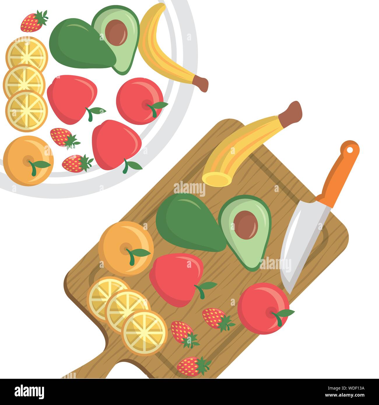 Isolated fruits vector design Stock Vector Image & Art - Alamy