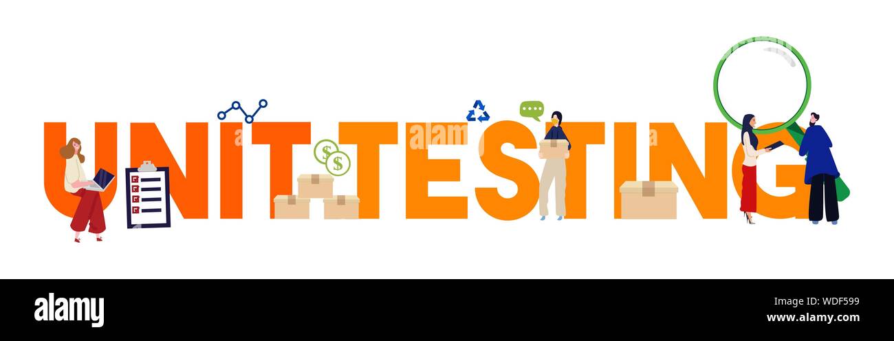 Unit testing in the form of programming development code, Vector ...