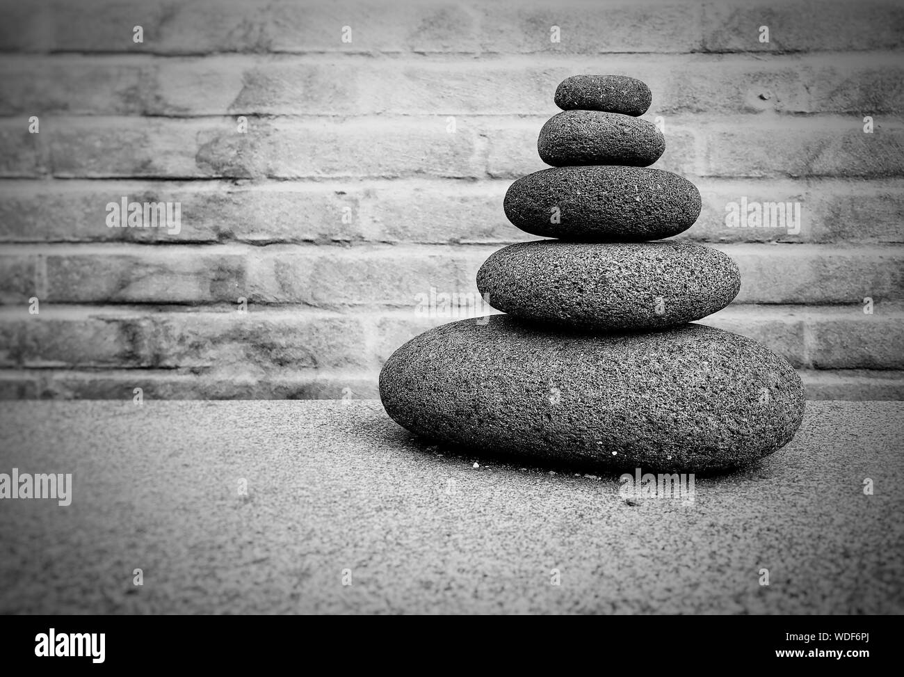 Balance pebbles Black and White Stock Photos & Images Alamy
