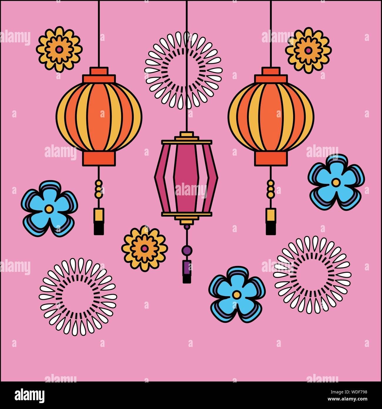 China lantern vector design Stock Vector Image & Art - Alamy